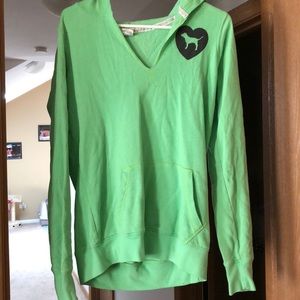 Green Victoria Secret Hoodie